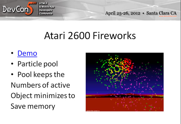 Atari 2600 Fireworks