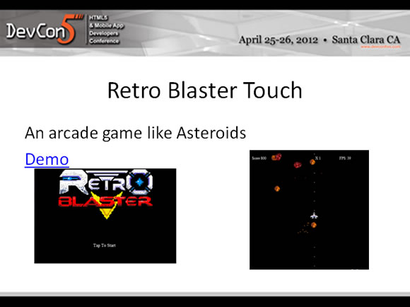 Retro Blaster Touch