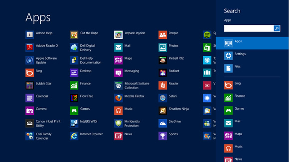 Windows 8 Search