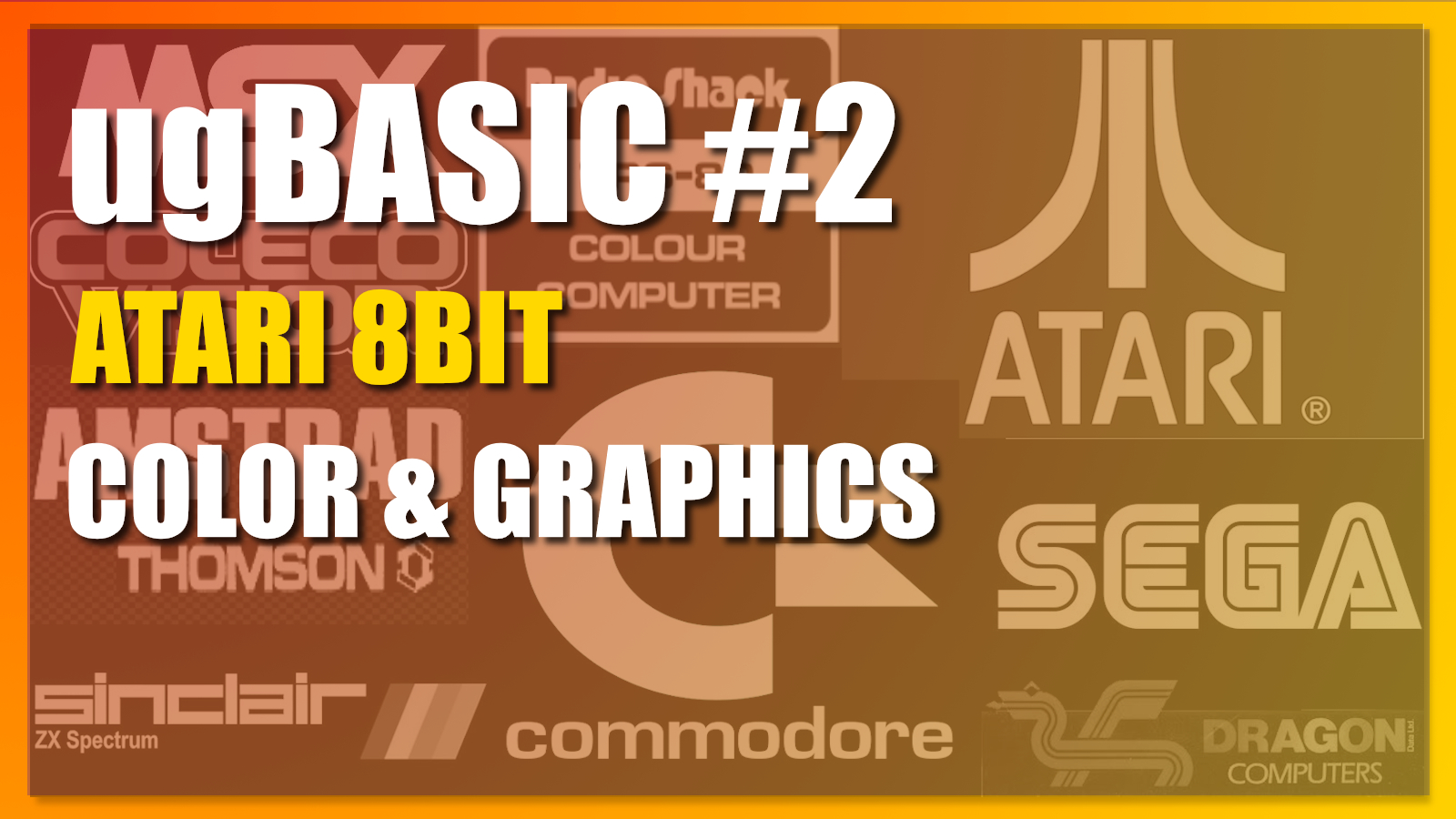 Ugbasic Code Example ugBasic Game Programming #2. Exploring Atari 8bit Color Graphics