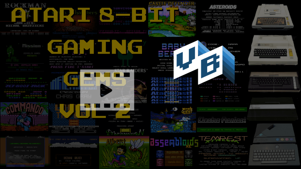 Atari 8bit Gaming Gems Vol 2: 25 Great Games + Notes and&nbsp;Ratings
