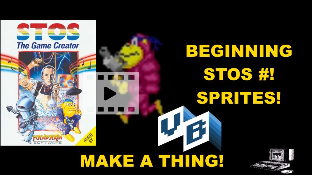 Beginning Atari ST STOS #1 Sprites. MAKE A&nbsp;THING!