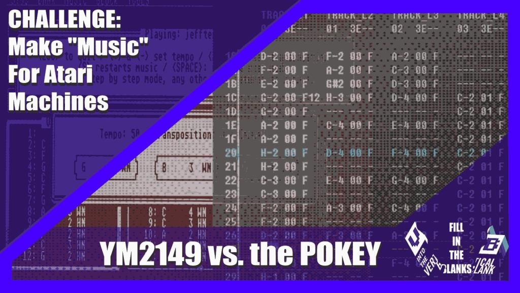 Challenge: Make a Chip Tune on an Atari Machine: AtariST vs Atari7800 : YM vs&nbsp;Pokey